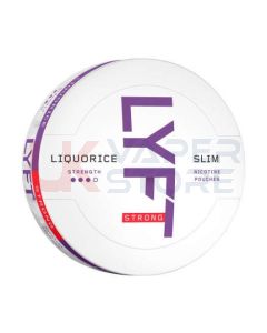LYFT Liquorice Strong Slim Nicotine Pouches- Strength 3