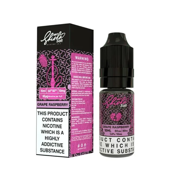 Grape Raspberry e Liquid By Nasty Shisha Salt-0