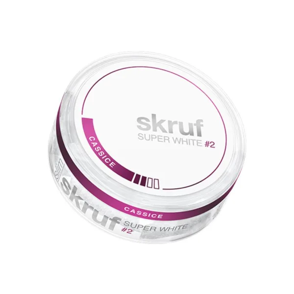 Skruf Super White Slim Cassice Nicotine Pouches-0