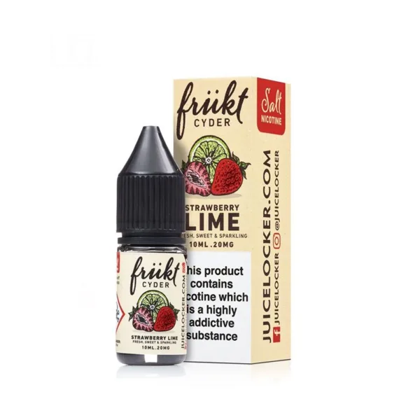 Strawberry Lime Nic Salt E-liquid by Frukt Cyder-0