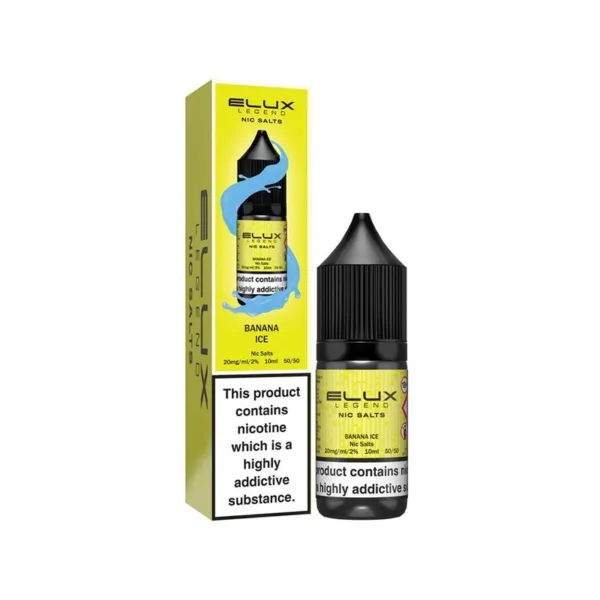 BANANA ICE NIC SALT 20mg E-LIQUID BY ELUX LEGEND-0